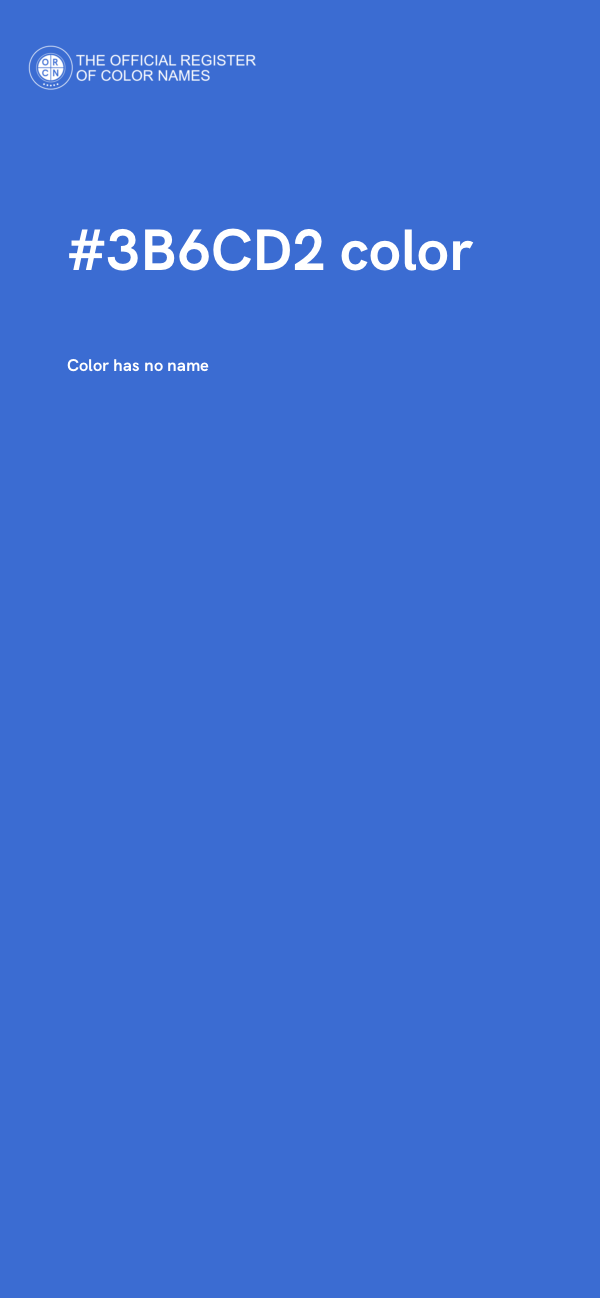 #3B6CD2 color image
