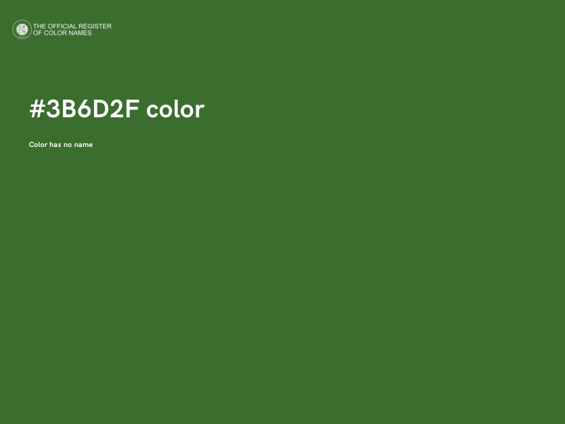 #3B6D2F color image