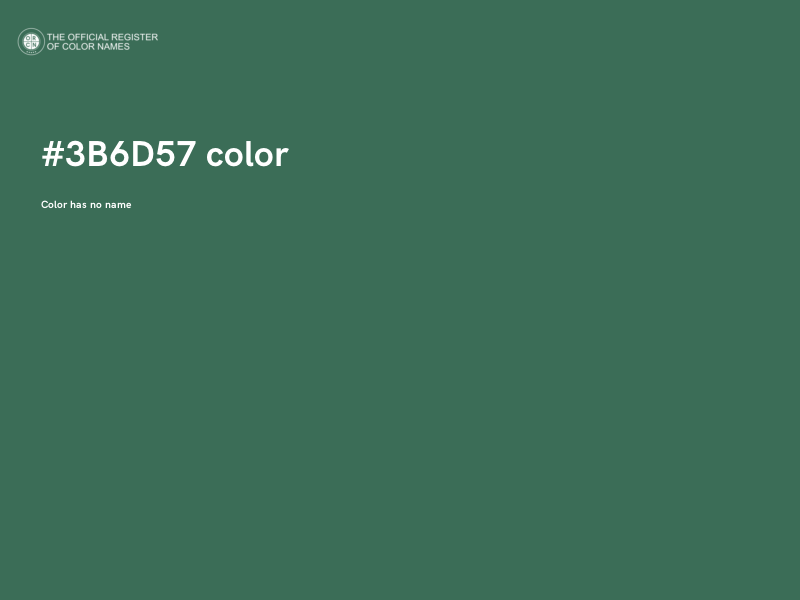 #3B6D57 color image