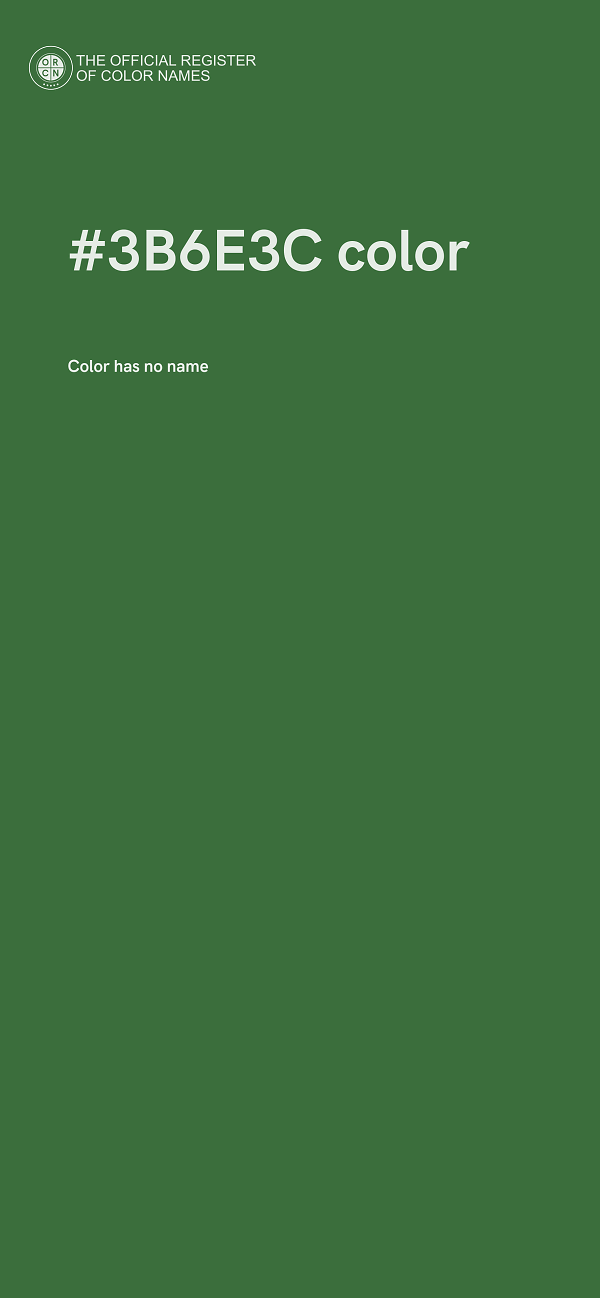 #3B6E3C color image