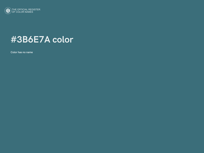 #3B6E7A color image