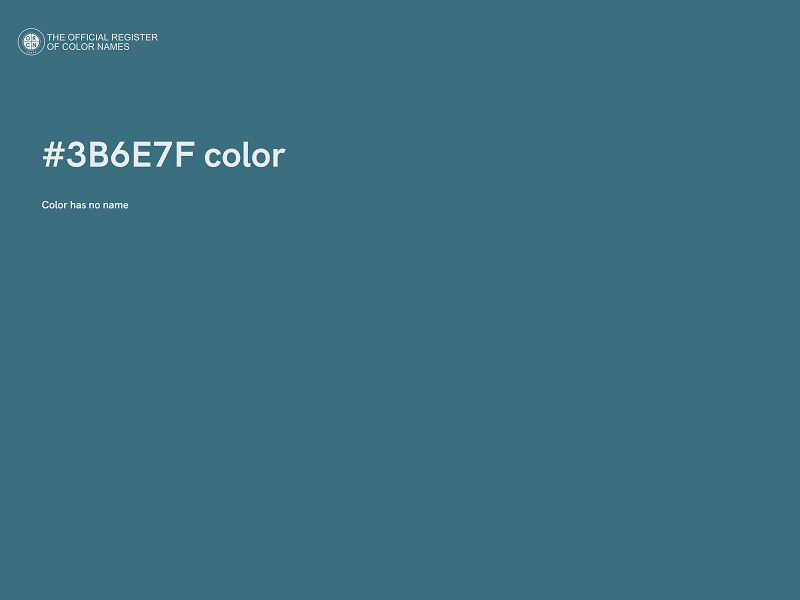 #3B6E7F color image