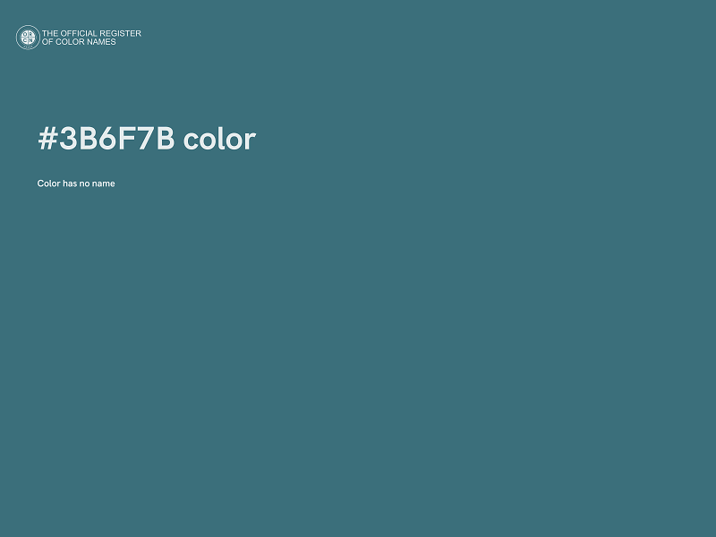 #3B6F7B color image