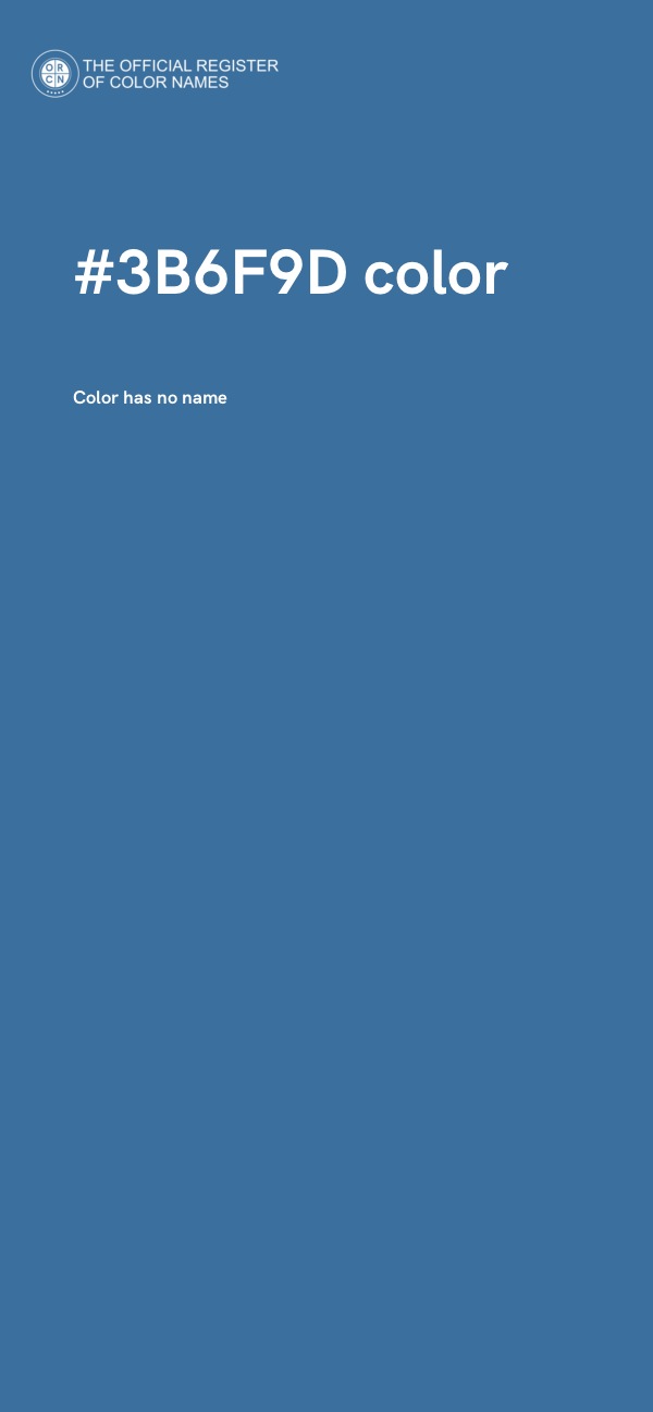 #3B6F9D color image