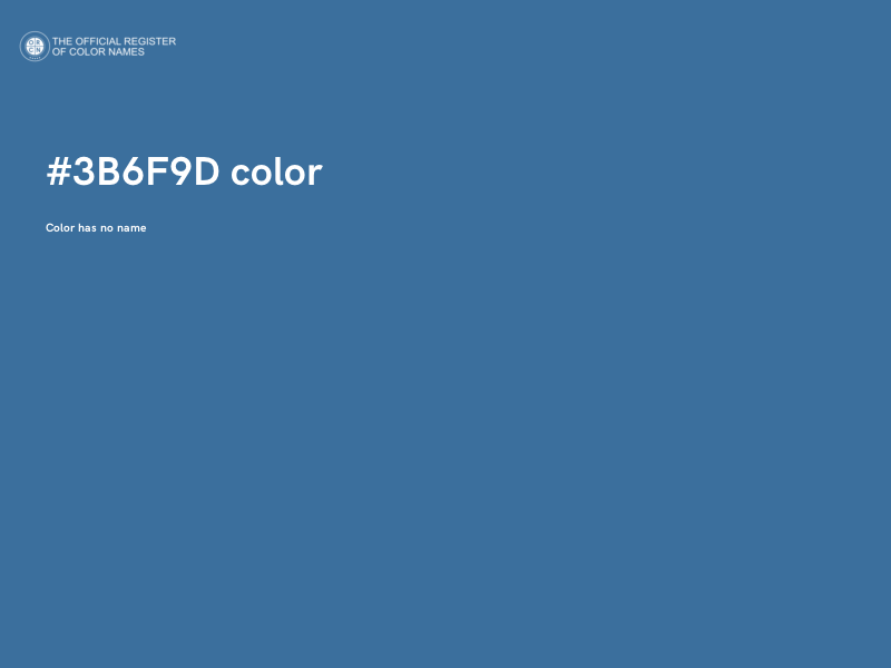 #3B6F9D color image