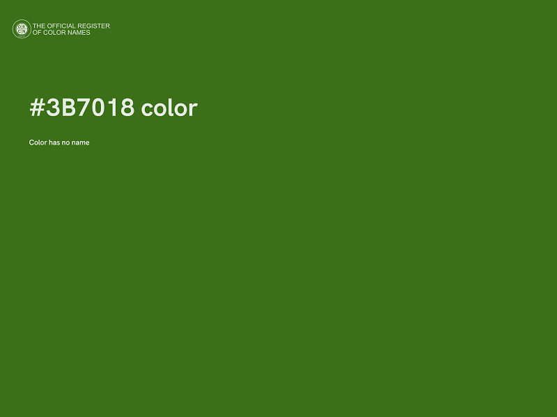 #3B7018 color image