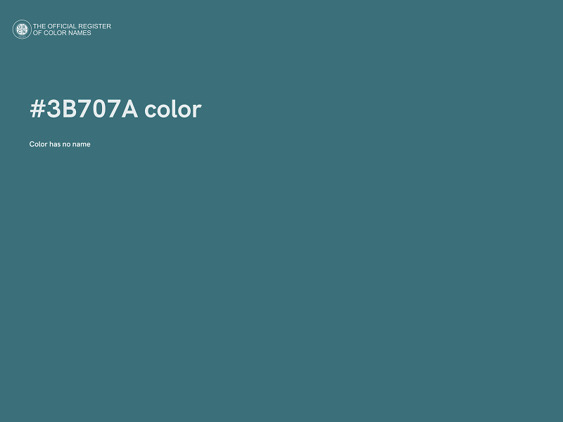 #3B707A color image