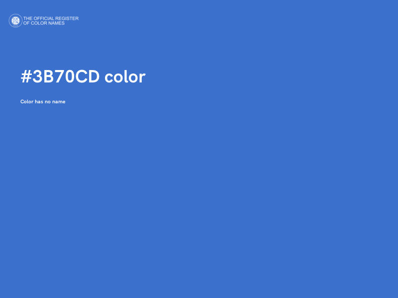 #3B70CD color image