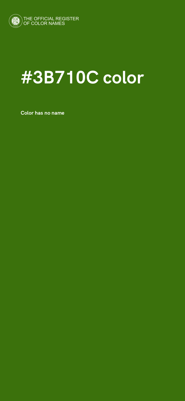 #3B710C color image