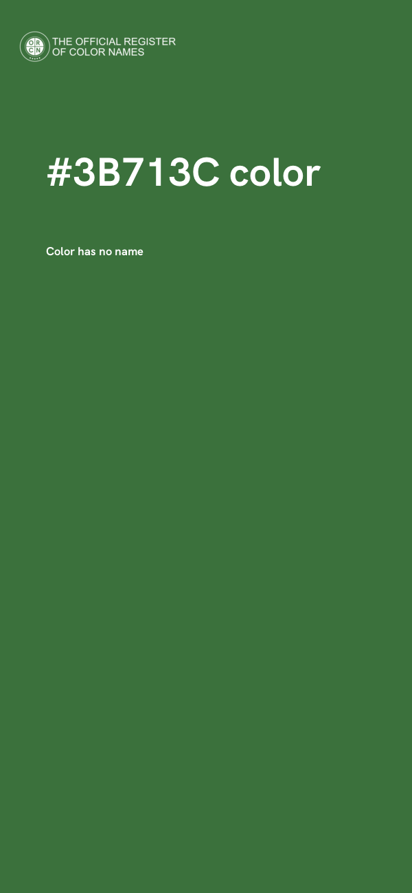 #3B713C color image
