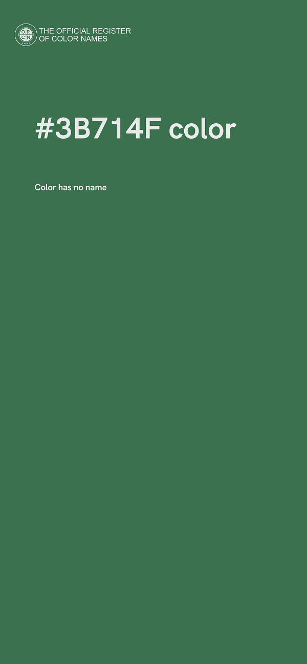 #3B714F color image