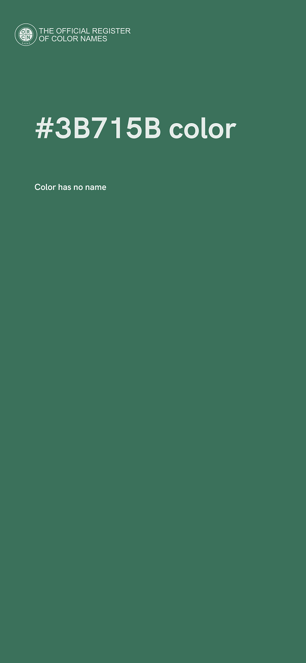 #3B715B color image