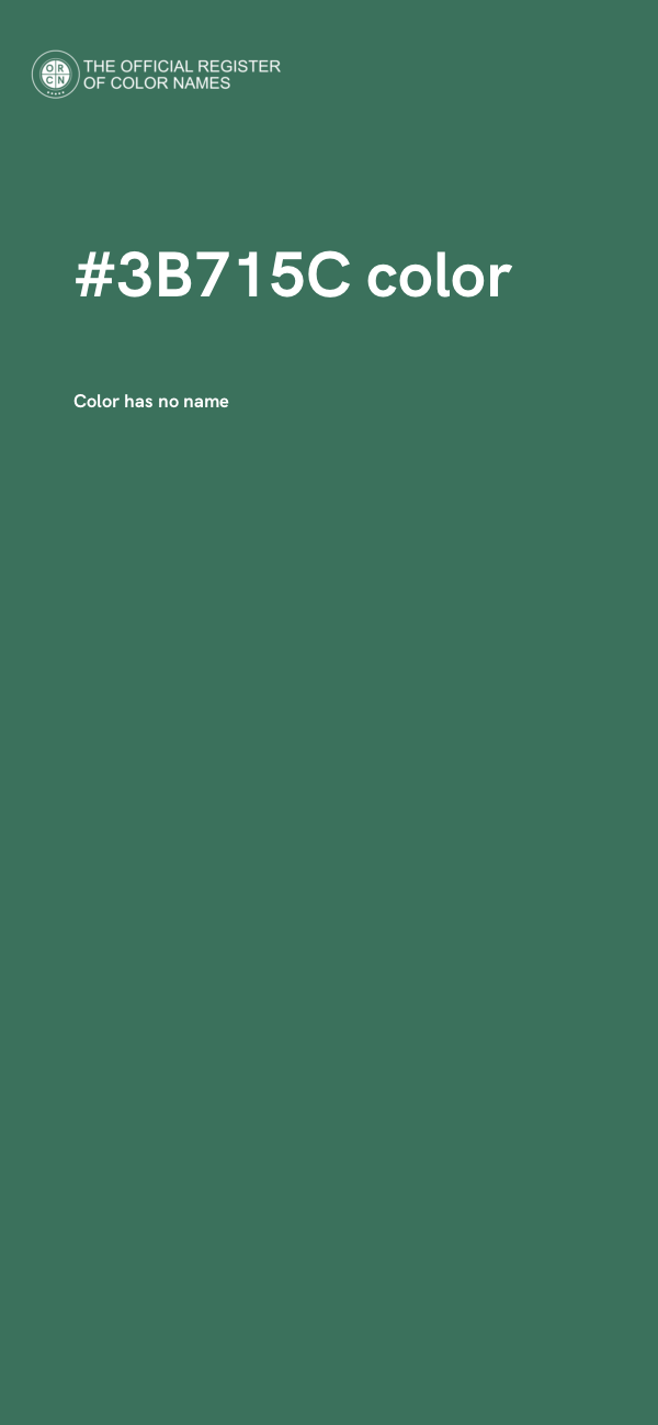 #3B715C color image