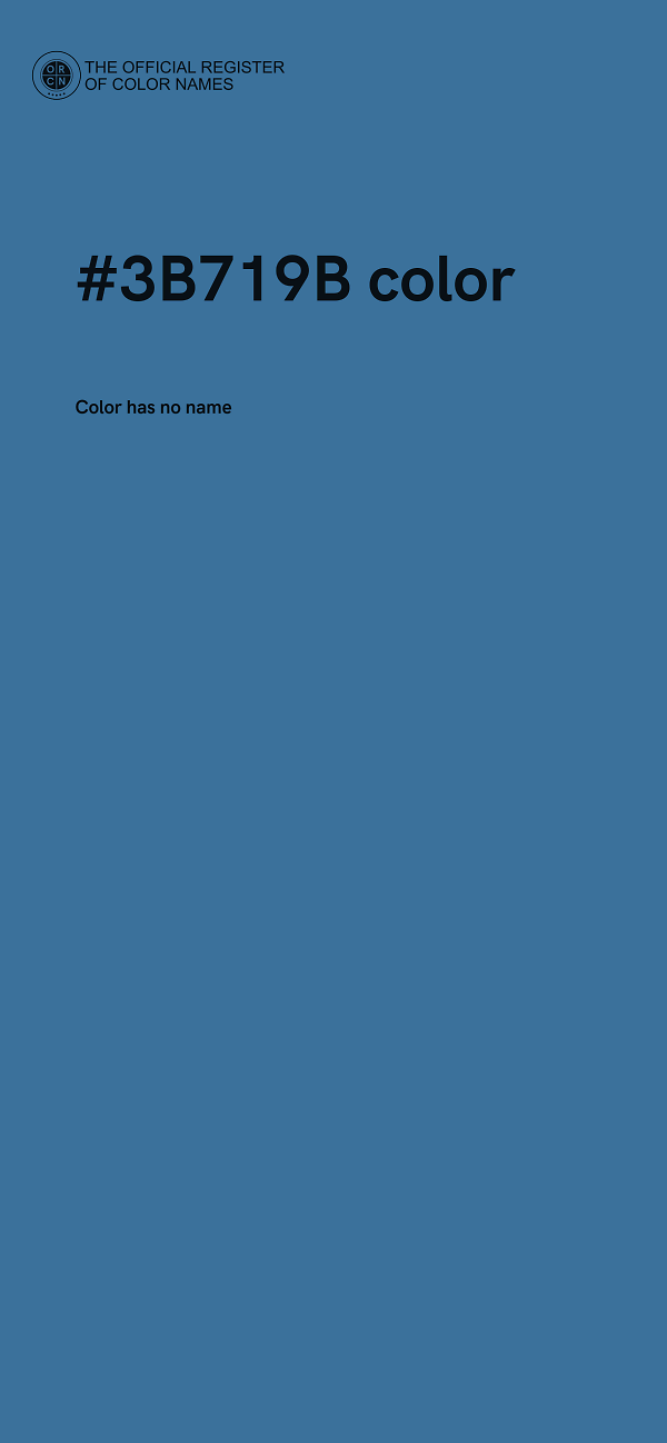 #3B719B color image