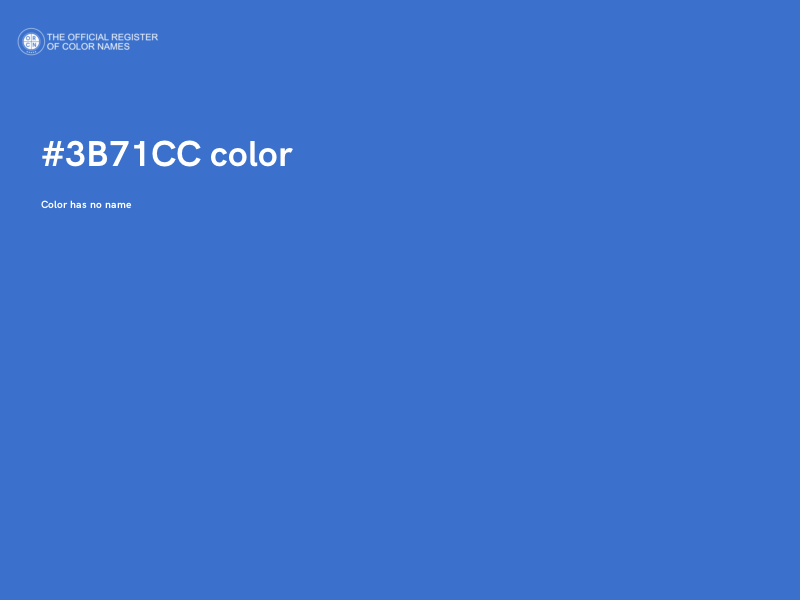 #3B71CC color image