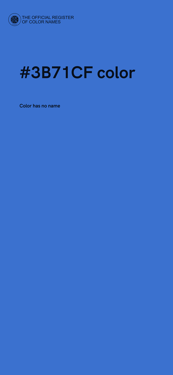 #3B71CF color image