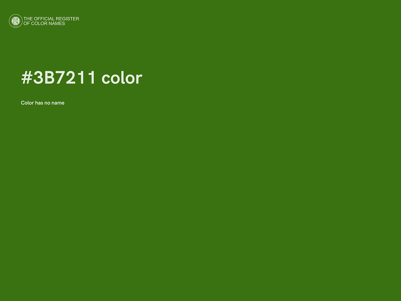 #3B7211 color image