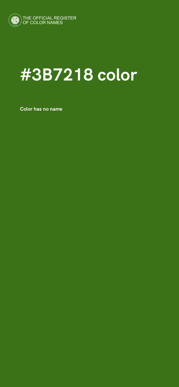 #3B7218 color image
