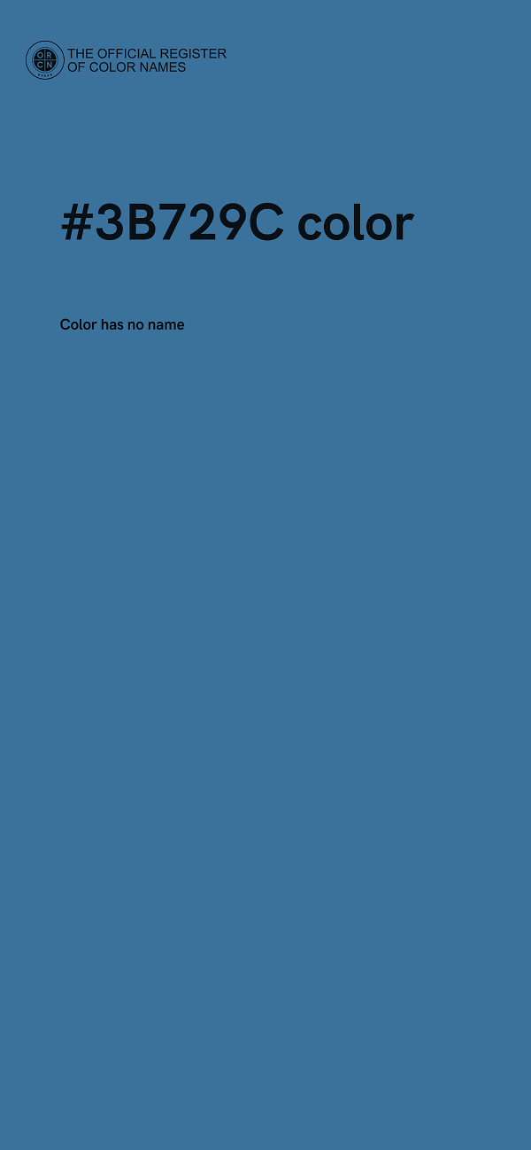 #3B729C color image