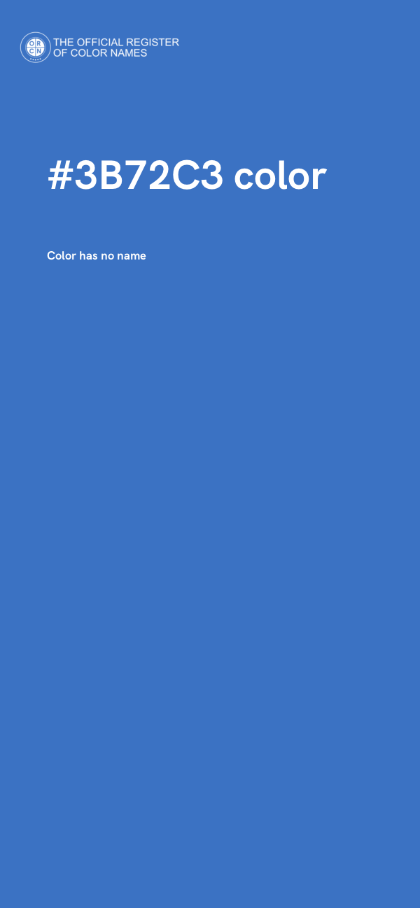 #3B72C3 color image