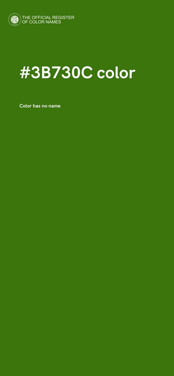 #3B730C color image