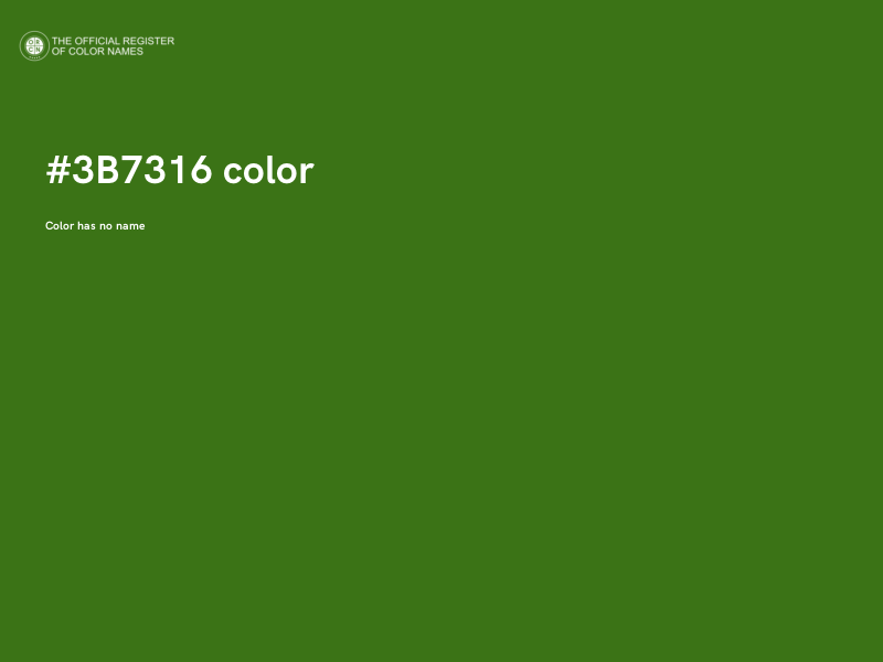 #3B7316 color image