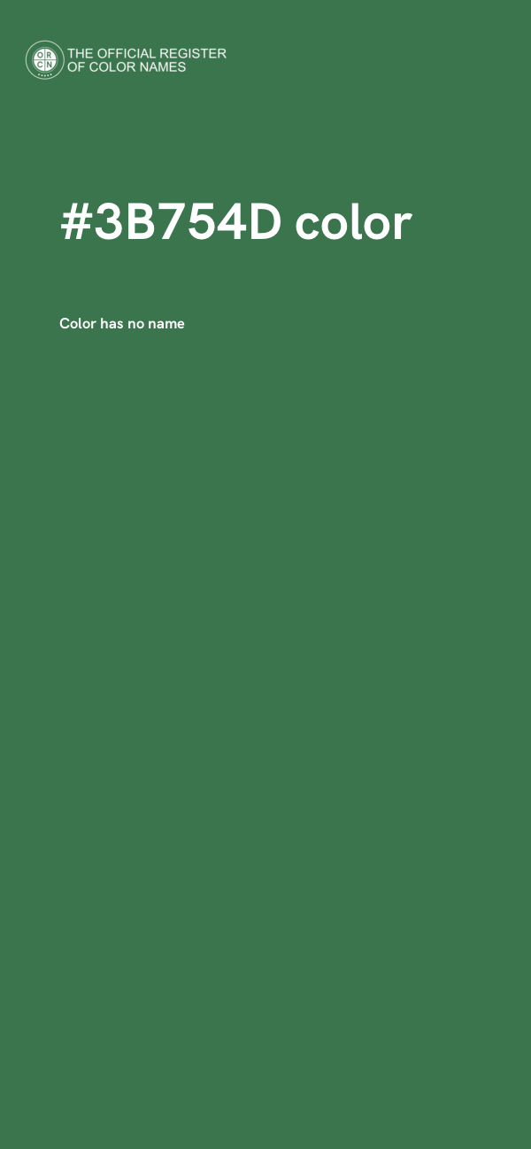 #3B754D color image