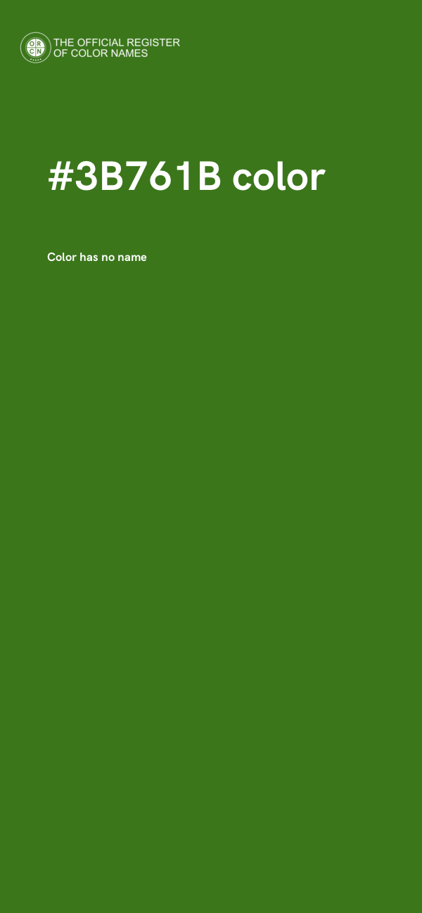 #3B761B color image