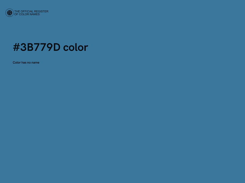 #3B779D color image