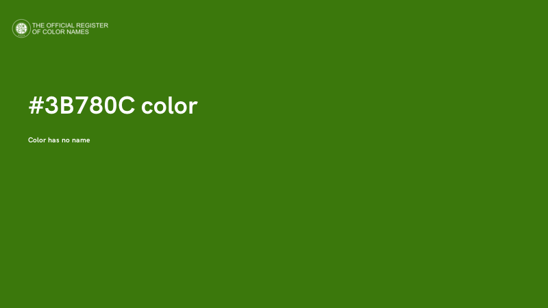 #3B780C color image