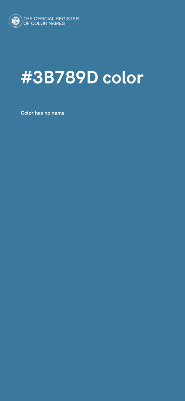 #3B789D color image