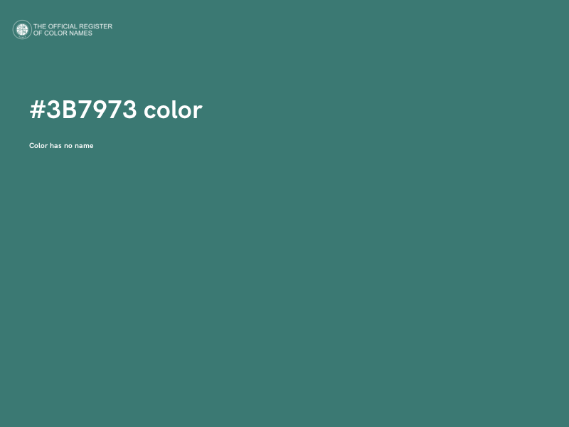 #3B7973 color image