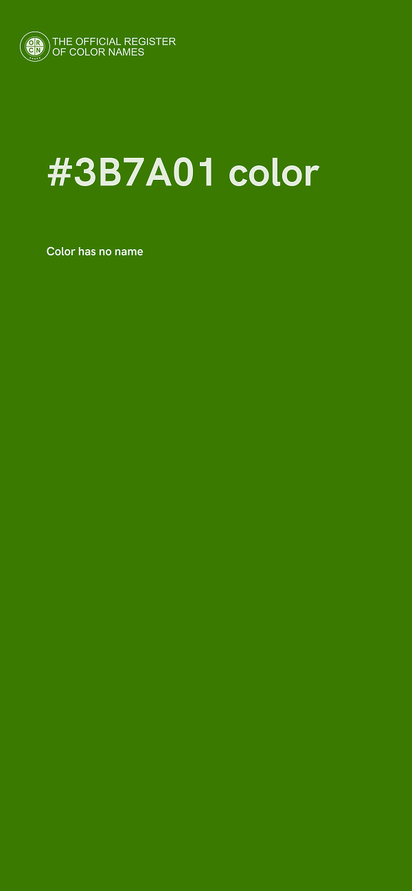 #3B7A01 color image