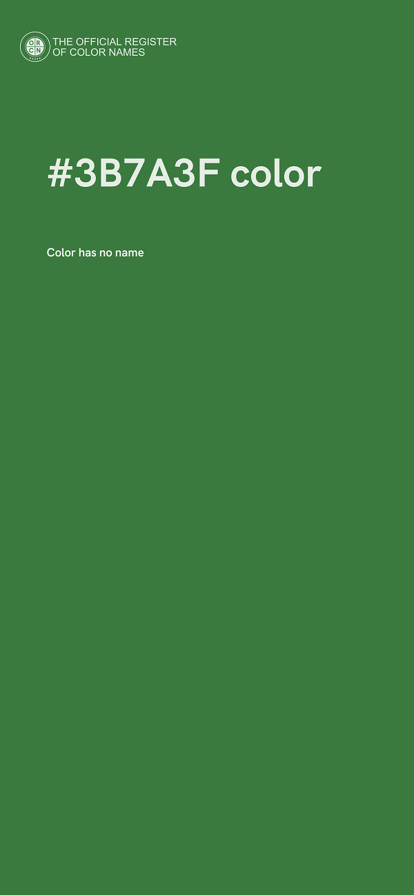 #3B7A3F color image