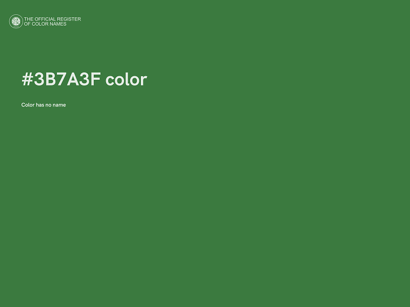 #3B7A3F color image