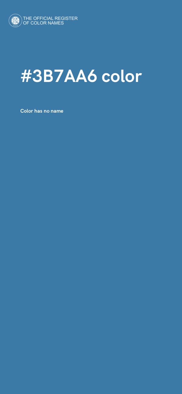#3B7AA6 color image