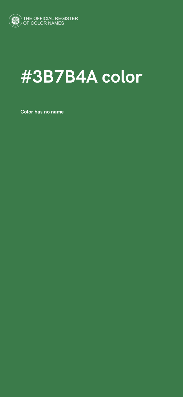 #3B7B4A color image