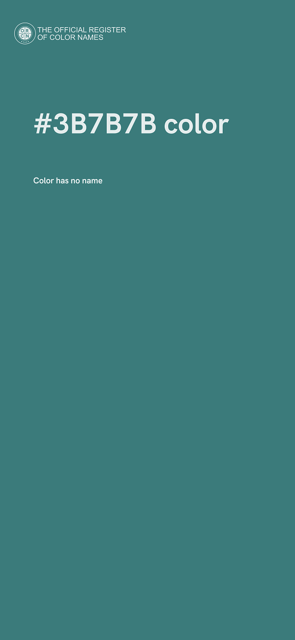 #3B7B7B color image