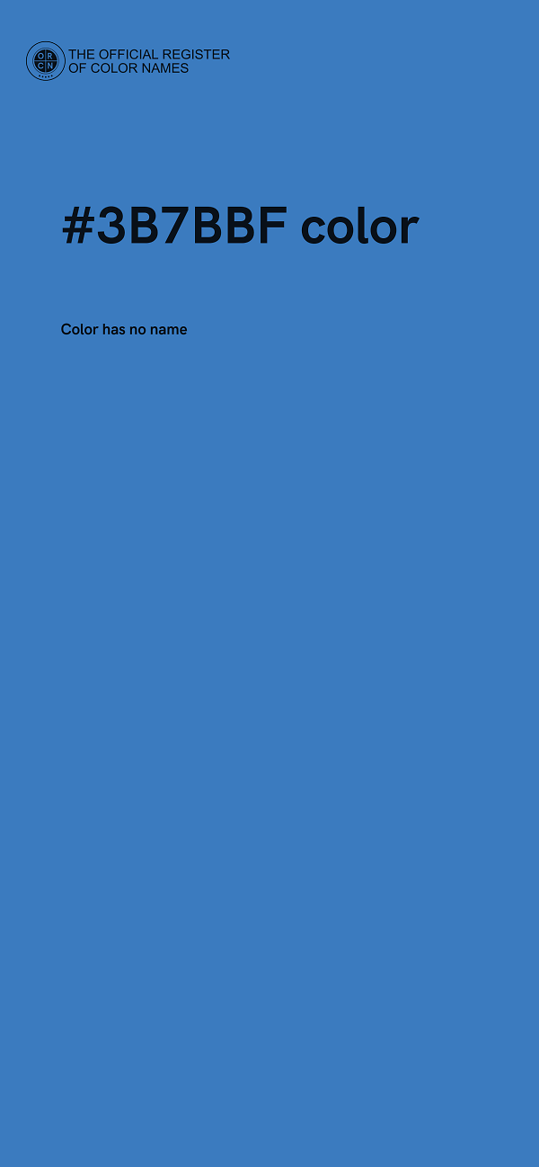 #3B7BBF color image