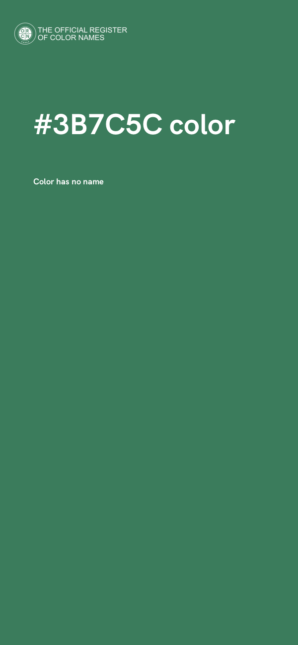 #3B7C5C color image