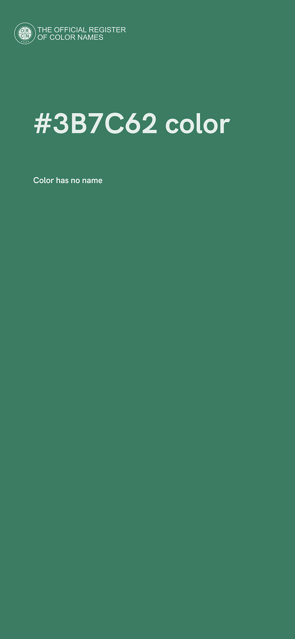 #3B7C62 color image