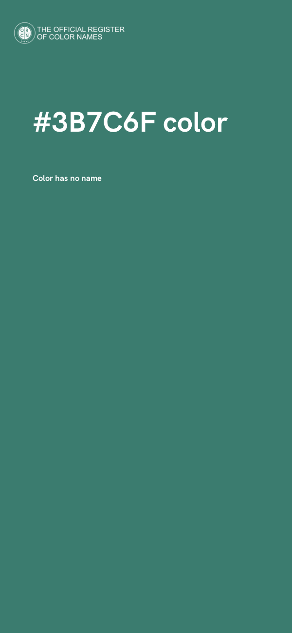 #3B7C6F color image
