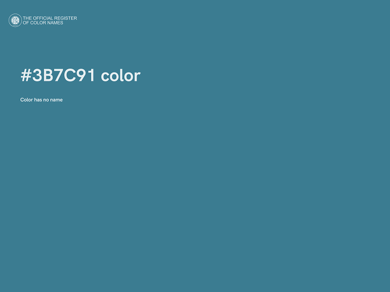 #3B7C91 color image