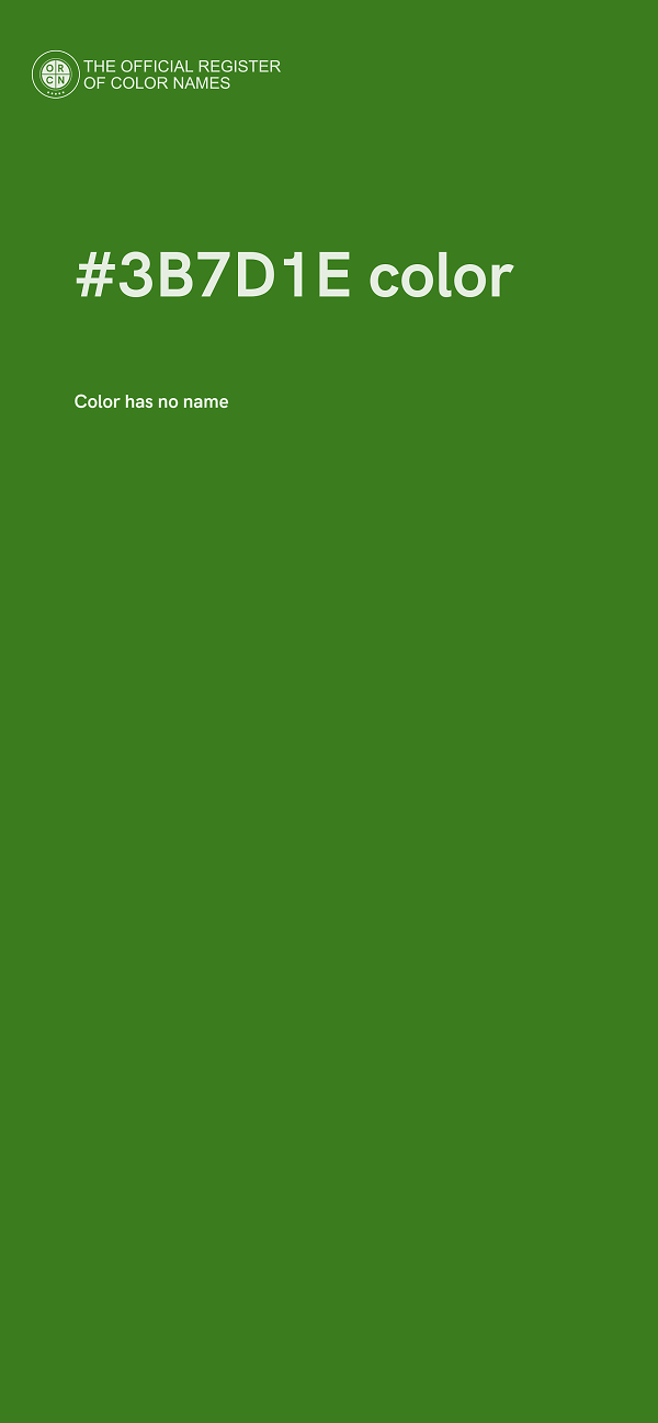 #3B7D1E color image