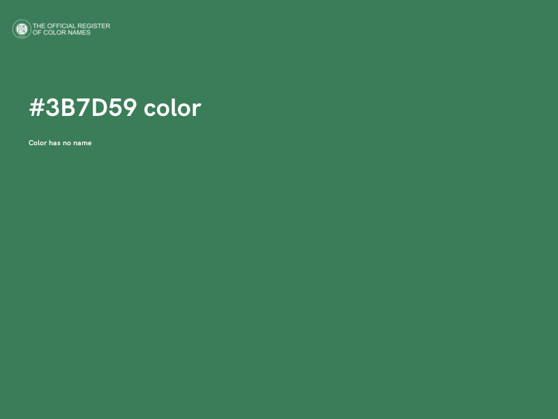#3B7D59 color image