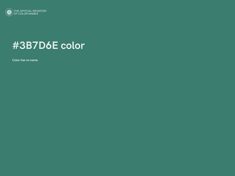 #3B7D6E color image