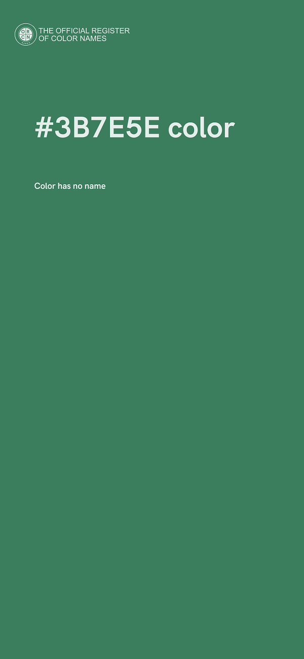 #3B7E5E color image