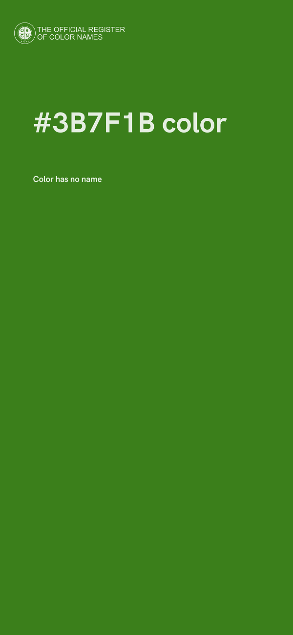 #3B7F1B color image