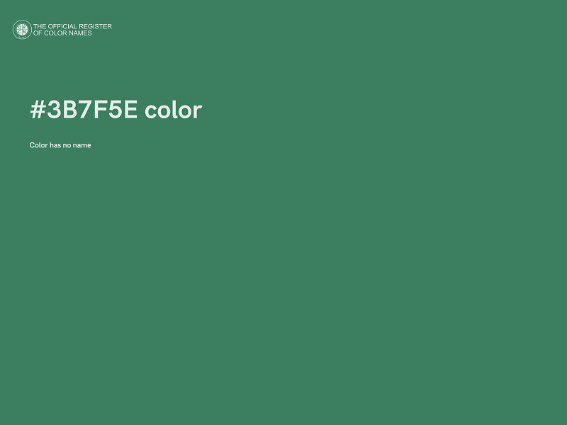 #3B7F5E color image