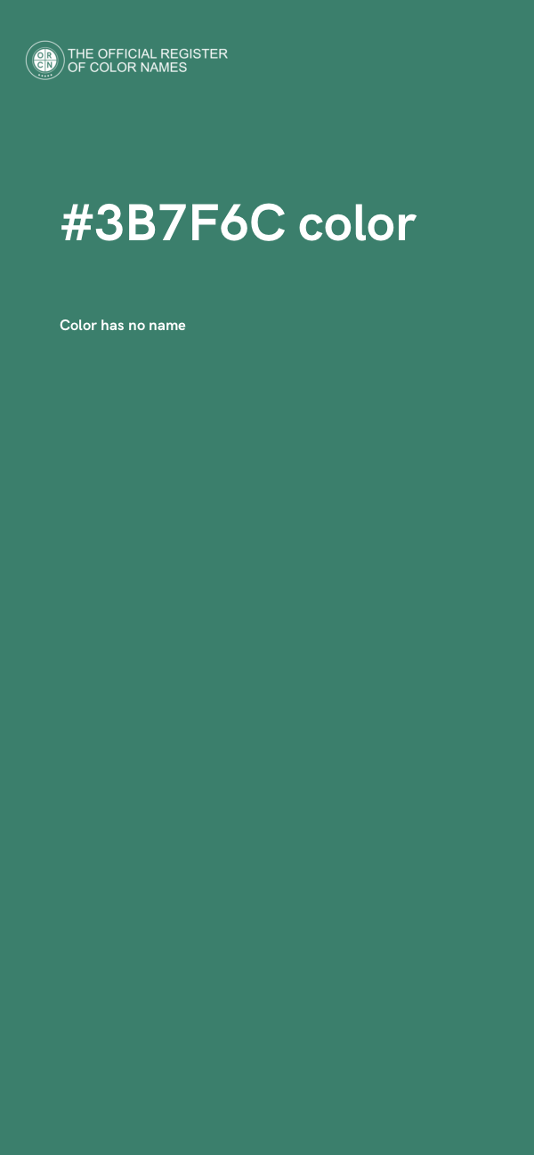 #3B7F6C color image